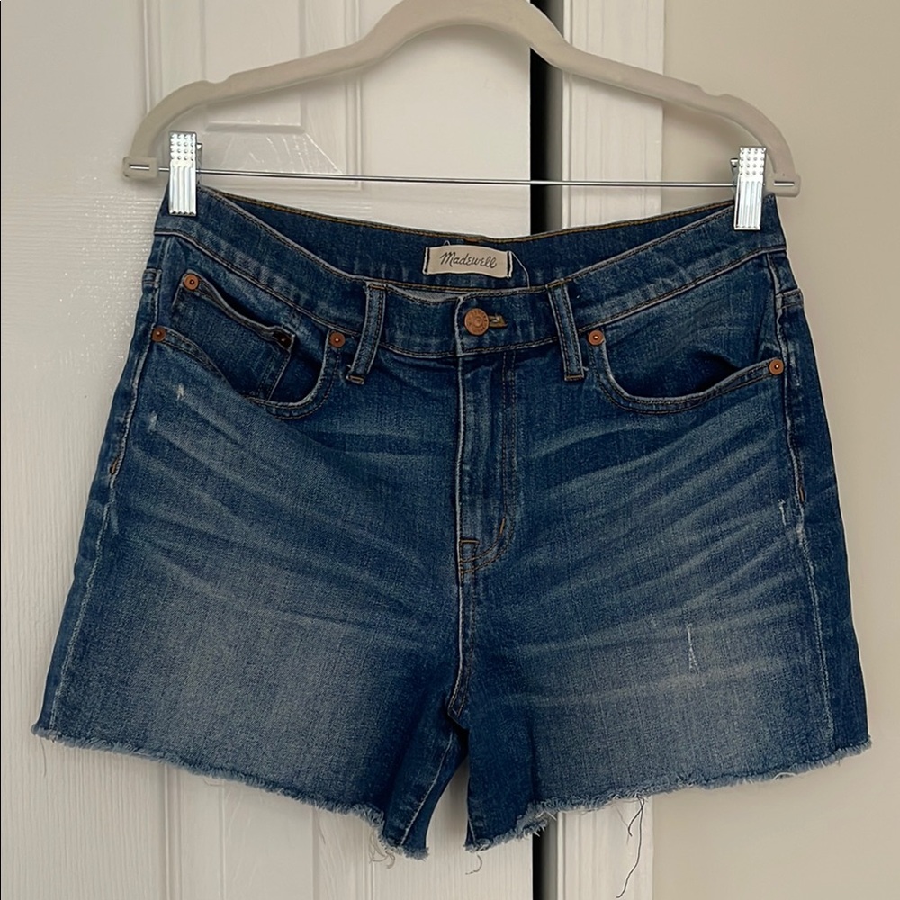 Madewell Blue Denim Cutoff Shorts